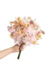 Ling's moment Artificial Pink Flowers, Filler Combo for Wedding, 50 pcs