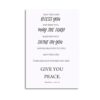Linnzzs Bible Verses Numbers 6 24-26 Wall Decor May The Lord Bless You and Keep You Canvas Wall Art Christian Home Living Room Bedroom Bathroom Office Decor Scripture Poster Artwork