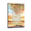 Linnzzs Children Learn What They Live Poem, Parenting Quote Children Learn What They Live Canvas Painting Posters and Prints Wall Art Pictures for Classroom Room Bedroom Decor