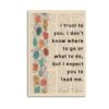 Linnzzs I Trust You Quote Canvas Wall Art Harriet Tubman Poster Dictionary Prints Stretched for Living Room,Bedroom,Classroom Etc