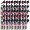 LINXDB 50-Pack CR14250SE 3V 1100mAh Battery with Black 2Pin Connector, Non-Rechargeable Replacement for 1769-BA 1747-BA AB PLC Servo CNC Encoder