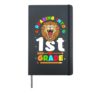 Lion Animal Last Day of School First Grade Hardcover Journal, Black