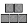 LIOOBO 5pcs Black Pp Plant Germination Tray for Balcony Planting with Space Saving Design and Light Weight, for Cucumbers and Beans Seedling Care