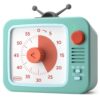 LIORQUE Visual Timer for Kids with Pause Function, 60-Minute Countdown Timers for Classroom Office Kitchen with Silent Operation, Kids Timer for Teaching