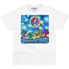 Liquid Blue Grateful Dead Starry Bear Dancing Bears Wht,White,X-Large