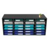 Literature Organizer 24 Slots Office Mailbox 6-Tier Mailbox Sorter for File