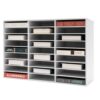Literature Organizer 27 Slots 110lbs PVC File Holder for Desk Office