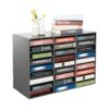 Literature Organizer 27 Slots File Sorter Mail Center Paper Storage Cabinet
