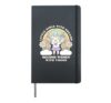 Little Girls With Dreams Become Women With Vision Equality Hardcover Journal, Black