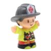 Little People Replacement Part for Collectible Fisher-Price Fire Station Community Helpers Playset FMN98 - Replacement Fireman Fire Fighter Figure
