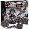Little Pi Transformer Toys ShadowBots Magnetic Tiles,Transforming Robot Toy