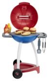 Little Tikes Sizzle & Serve Grill – Red, White & Blue, 14 Accessories, Little Chef Interactive Cooking Playset for Kids and Toddlers