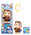 Little Tikes Story Dream Pals Curious George, Interactive Story Telling 4” Figure with Bonus Cartridge, Talks, Lights Up, Key Chain, Ages 3+