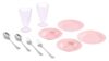 Little Tikes Sweet Spaces Dishware Set, Pink, Play Kitchen Cookware, Boys and Girls Ages 3+ Years