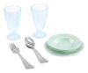 Little Tikes Sweet Spaces Dishware Set, Sea Foam, Play Kitchen Cookware, Boys and Girls Ages 3+ Years