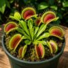 Live Venus Flytrap Plant – Dionaea Muscipula – Live Carnivorous Plant – Natural Indoor Bug Catching Houseplant – Bare Root Venus Fly Trap for Indoor & Outdoor Growing