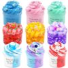 LIXIANSHI 9 Pack Slime Kit - 6 Butter & 3 Jelly Cube Crunchy Sli with Astronaut Add-ins, Soft & Non Stick, Party Favors for Girls & Boys, Birthday Favors, Stress Relief, Fidget Toys for Girls and Boys