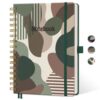 LOAPEM Lined Spiral Journal Notebook, 160 Pages, A5 (5.7'' x 8.3'')