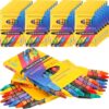 Loccmat 24 Pack Crayons 8 Colors,Bulk 192Ct