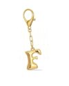 LOFZAR Alphabet Keychain A-Z, Mini Cute Bag Charms, Durable Metal Keychain for Keys Purse Backpack, Gift for Women Men(F)