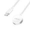 LogiLink Smart Watch Charging Cable Charger Adapter Charging Station Charger Pad Induction Charging Apple Watch 0-10/SE Series/Ultra 1/2/3 1M White