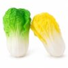 LOGOFUN 2pcs Artificial Napa Cabbage Vegetable Prop Fake Bok Choy Model