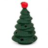LOGOFUN Ceramic Christmas Tree Night Light with Apple Topper - Green