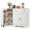 LOKO 41.5-inch Buffet Cabinet with Storage, Modern Coffee Bar Cabinet