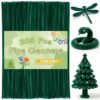 LOKUNN Pipe Cleaners, 200 PCS Pipe Cleaners Craft Supplies Solid Color
