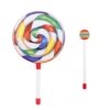 Lollipop Shape Hand Drum with Candy Drumstick Simple Percussion Musical Instruments Education Tool Easy to Operate Hand Drums