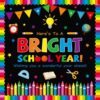 Lonfliness Here's to A Bright School Year Bulletin Board Set Back to School Classroom Decorations Colorful Crayon Paper Cutout for Teacher Student kindergarten Preschool Wall Door Decor Party Supplies