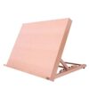 LONGFDX Drawing Board - Shelf Wooden Desktop Table Frame Painting Studio Sketch Watercolor Teaching Training Folding Integrated Easel