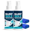 Loodion Surfboard Wax Remover Spray, Quick Acting Cleansing Formula (2Pcs)