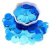Loose Sequins 20mm Flat Round Sequin Paillettes Loose Sequins for Crafts Arts Jewelry Making Party Decoration for Sewing