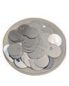 Loose Sequins 20mm Round Loose Sequin with Big Hole PET Flat Paillettes Wedding Decor Garments DIY Accessories for Sewing