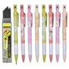 Lopenle 12 Pcs 2.0 mm Mechanical Pencils Thick 2B Pencils Daisy Pencils With 20 pcs Refills And Sharpeners for Art Drawing Writing Sketching Construction