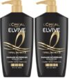 L'Oreal Paris Elvive Total Repair 5 Repairing Shampoo for Damaged Hair Shampoo with Protein and Ceramide for Strong Silky Shiny Healthy Renewed Hair 28 Fl Oz (Pack of 2)