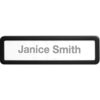 Lorell Recycled Plastic Cubicle Nameplate