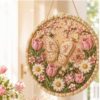 Losifru Holiday Pearl Art Hanging Wreath Four Seasons Diamond Painting Kit