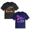 Lovekider Dinosaur T-Shirt for Toddler Boys - Black & Dark Blue Dino Tee Shirts 3T - Soft & Durable