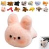 Lovely Plushie Fridge Magnet Doll, 3D Plush Fridge Magnet Doll (#H)