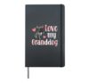 Love My Granddog Frenchie Grandma French Bulldog Grandmother Hardcover Journal, Black