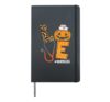 Love Nurse Life Pumpkin Leopard Fall Halloween Nurses Women Hardcover Journal, Black
