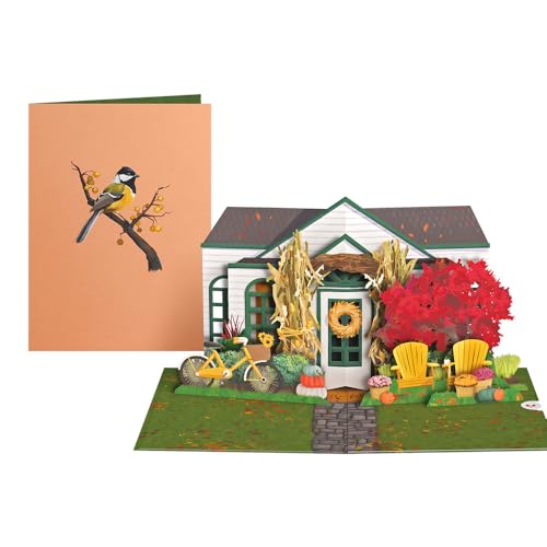 Lovepop Everyday Pop-Up Card for Her and Him - 3D Greeting Cards for Boys, Girls, Men, Women - Fall Welcome - 5" x 7" Card - Blank Notecard and Envelope Included
