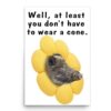 Lovesout Wild Boar Poster, Get Well Soon, 12x18