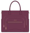 LOVEVOOK Laptop Bag for Women,15.6 Inch Laptop Tote Bag for Women,Vintage Leather Work Tote Bags Computer Teacher Bag,Waterproof Business Bag Office Briefcase