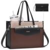 LOVEVOOK Laptop Tote Bag Women 2-in-1 Work Purse Computer Briefcase Handbag