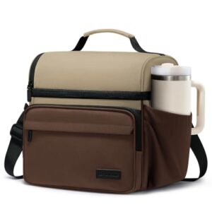 LOVEVOOK Lunch Bag for Men Women, Insulated Lunch Box, Large Cooler Lunbox