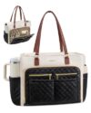 LOVEVOOK Lunch Bag for Women, Work Bag with Insulated Lunch Compartment with Large Cup Holder