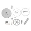 Low Temperature Stirling Engine Model - Aluminum Physical Experimental Kit for Science Education & Classroom Demonstration